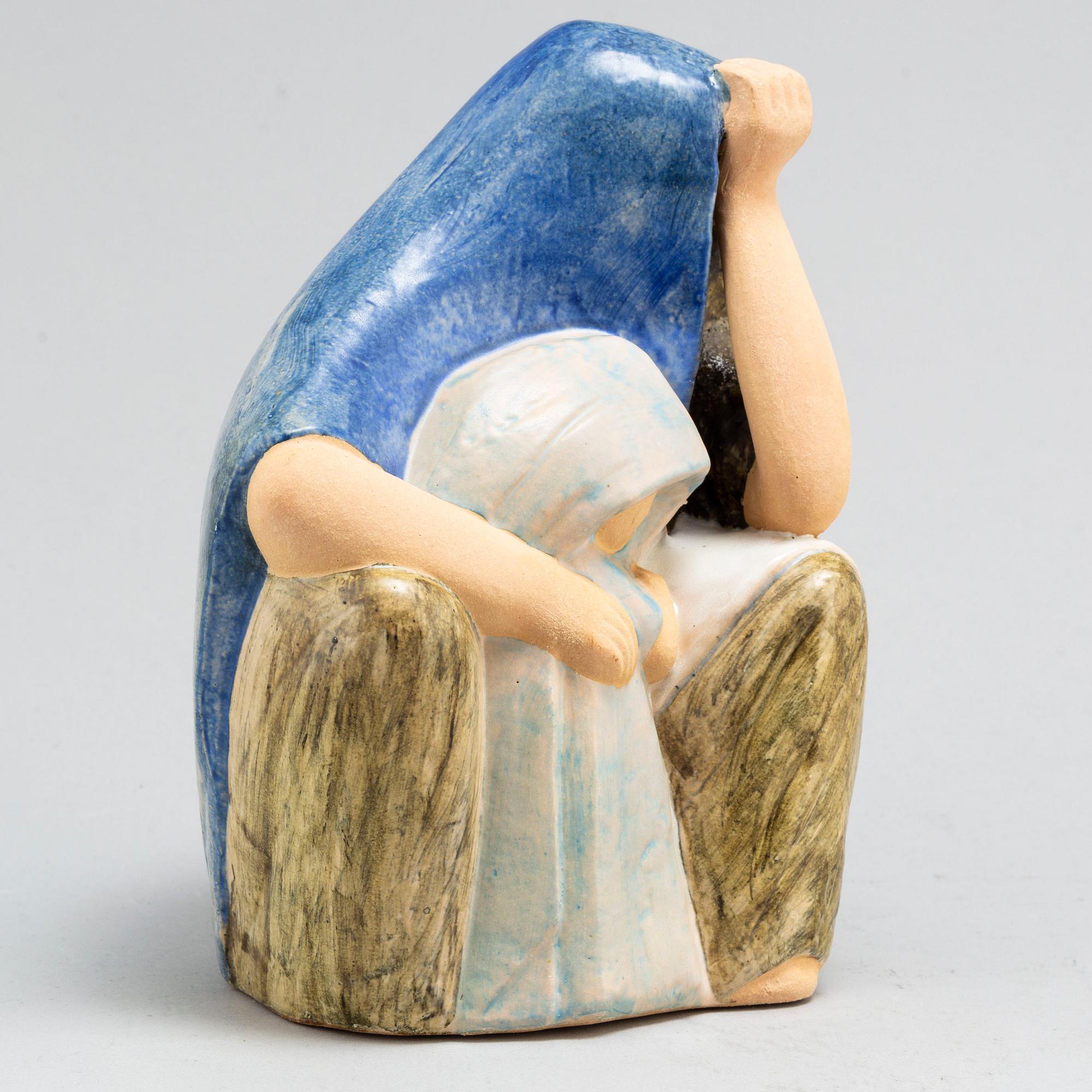 LISA LARSON, figurin, stengods, Gustavsberg.