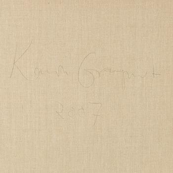 Karin Granqvist, oil on canvas, signed and dated 2007 verso.