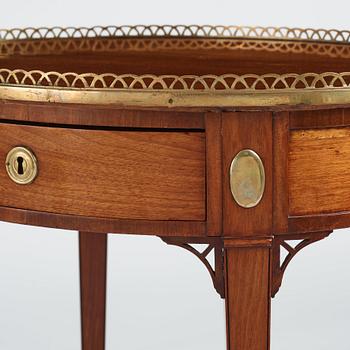 Bord, tillskrivet Gottlieb Iwersson (mästare i Stockholm 1778-1813), Sengustavianskt.