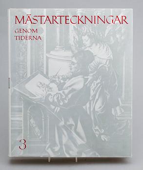 BÖCKER, 8 volymer, "Mästarteckningar Genom Tiderna", Allhems Förlag 1965.