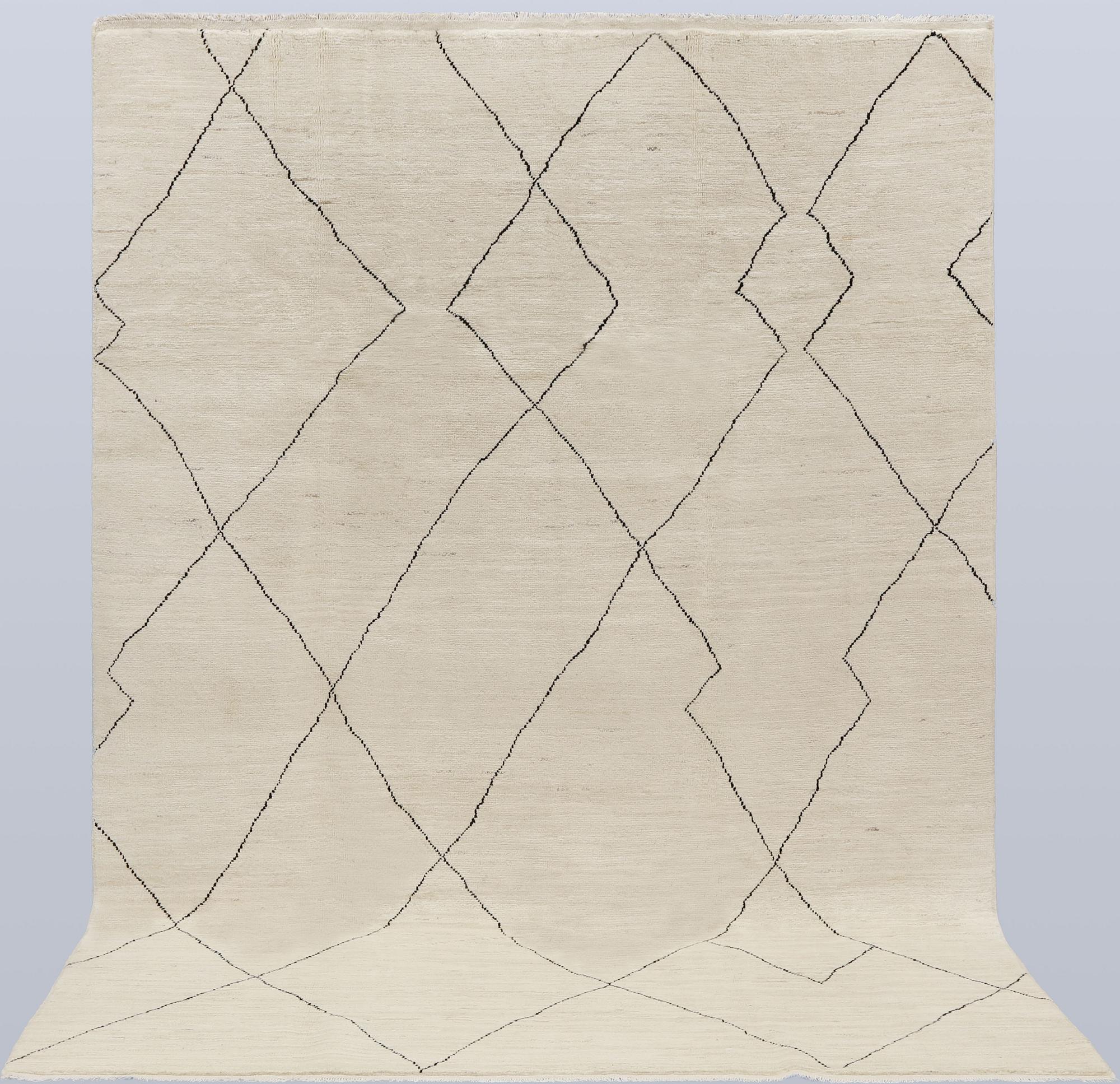 A Moroccan carpet, 293 x 200 cm.