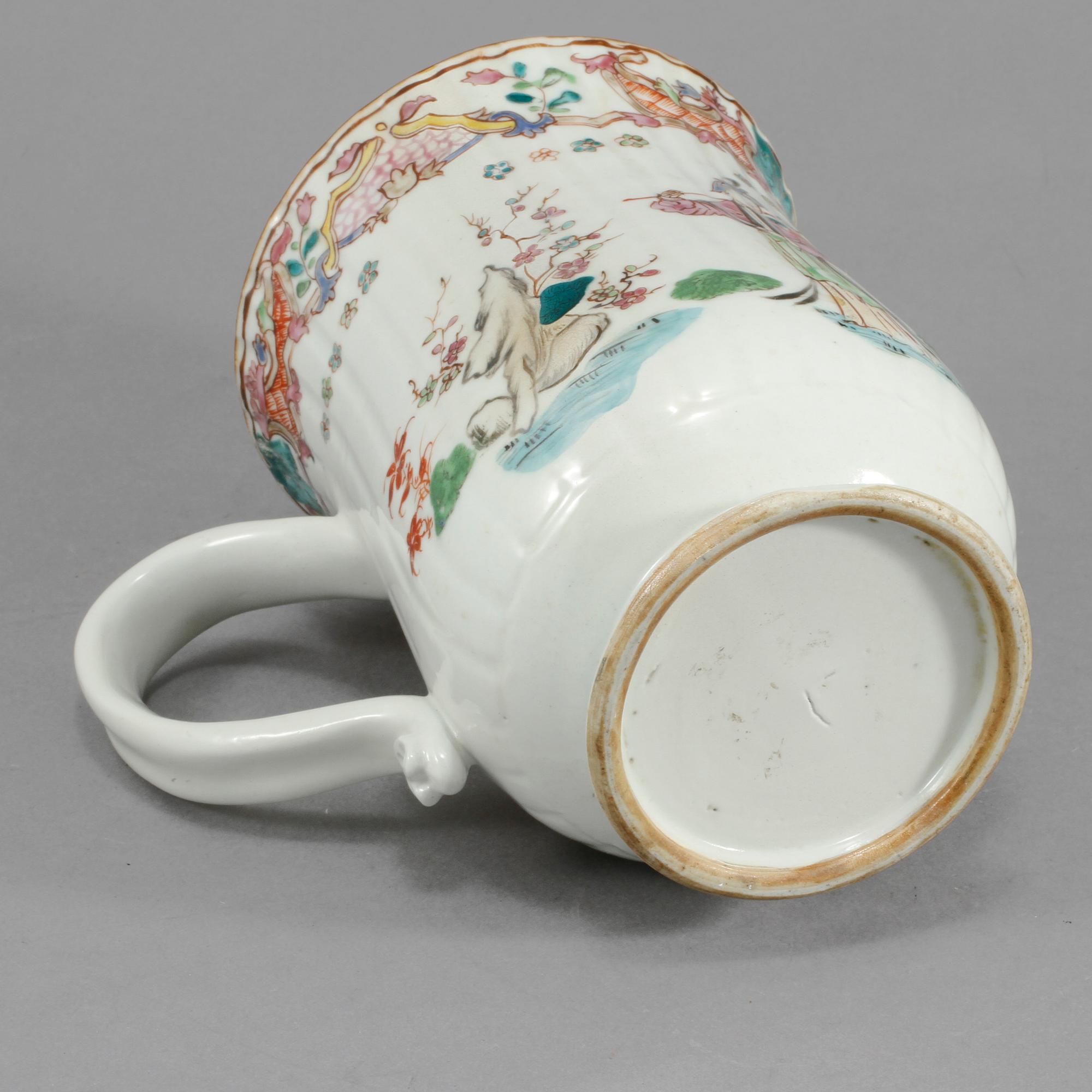 MUGG , porslin, Kina, 1700-tal.