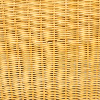 P3 Rattan Lounge Chair by Tito Agnoli for Pierantonio Bonacina, 1960s.