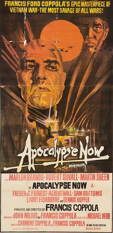 A 'Apocalypse Now' movie poster.