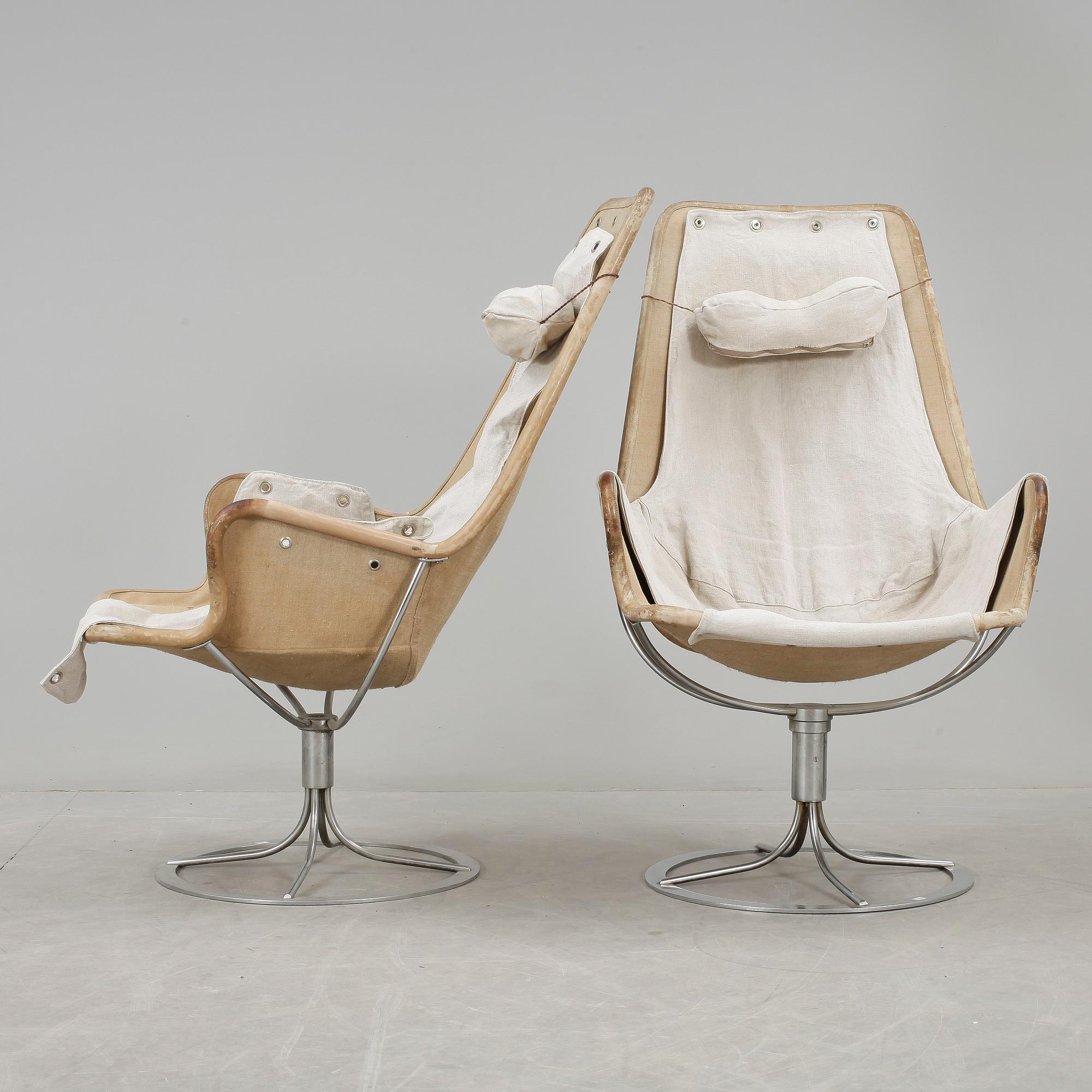 FÅTÖLJ, "Jetson 66", Bruno Mathsson, Dux, 1900-talets andra hälft.