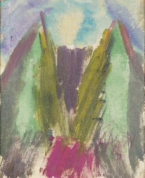 Olavi Martikainen, olja på duk lagd på pannå, signerad.