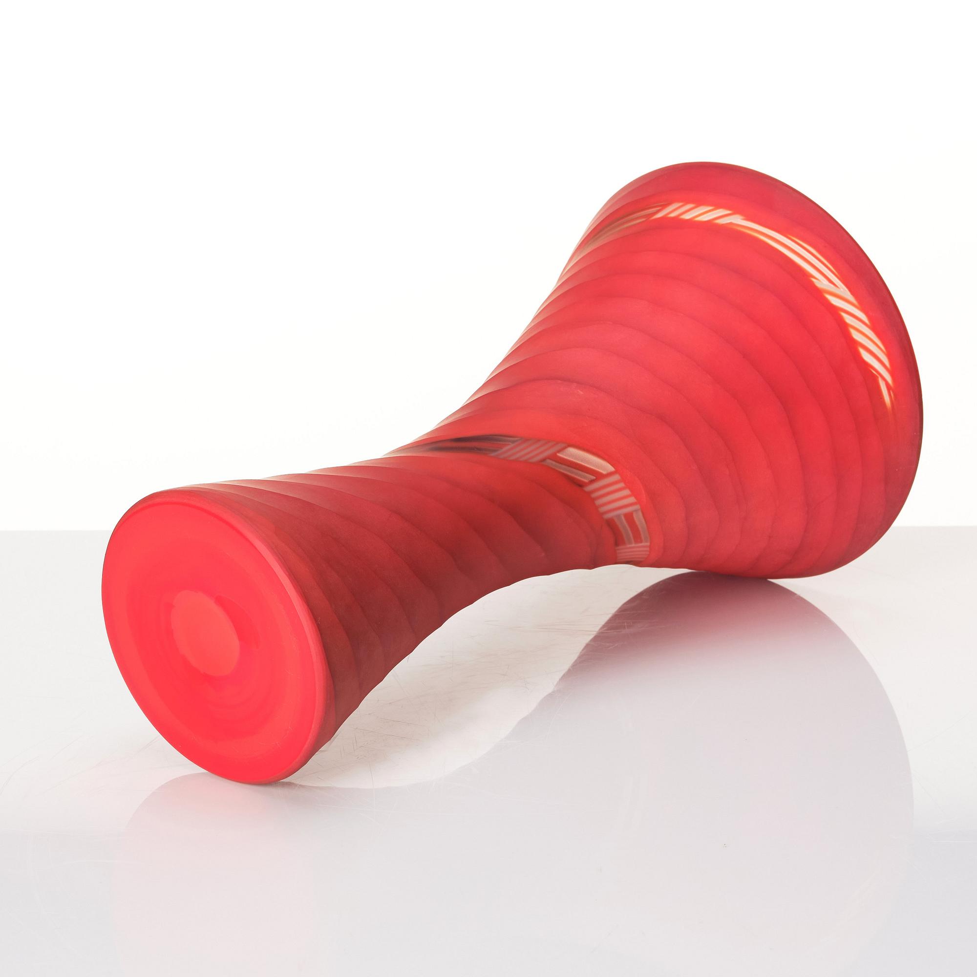 Rodolfo Dordoni, a 'Manto' glass vase, Venini, Murano, Italy, 2001.