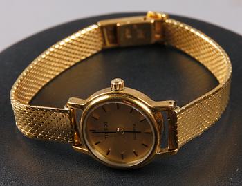 DAMARMBANDSUR, Tissot. Armband guld 18k. Tot vikt 25 gram.