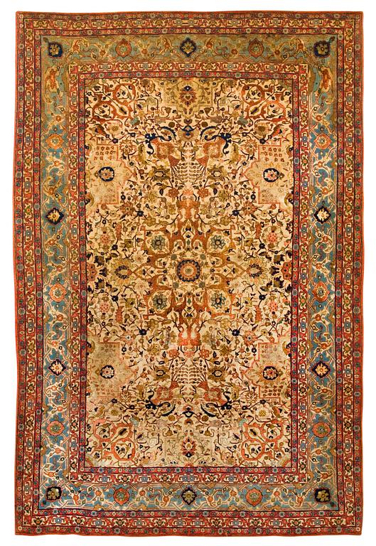 SEMIANTIK GHOM PART SILK. 229,5 x 152,5 cm.