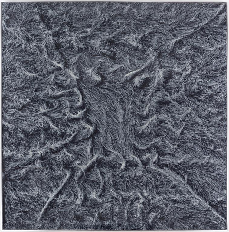 KARL NORIN, Executed 2014. Faux fur, epoxy, foam board, glass fibre.