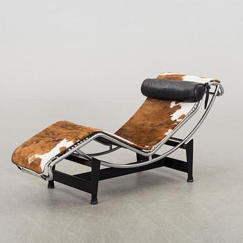 LE CORBUSIER, PIERRE JEANNERET, CHARLOTTE PERRIAND vilstol, LC4, Cassina, Italien. 1900-talets senare del.