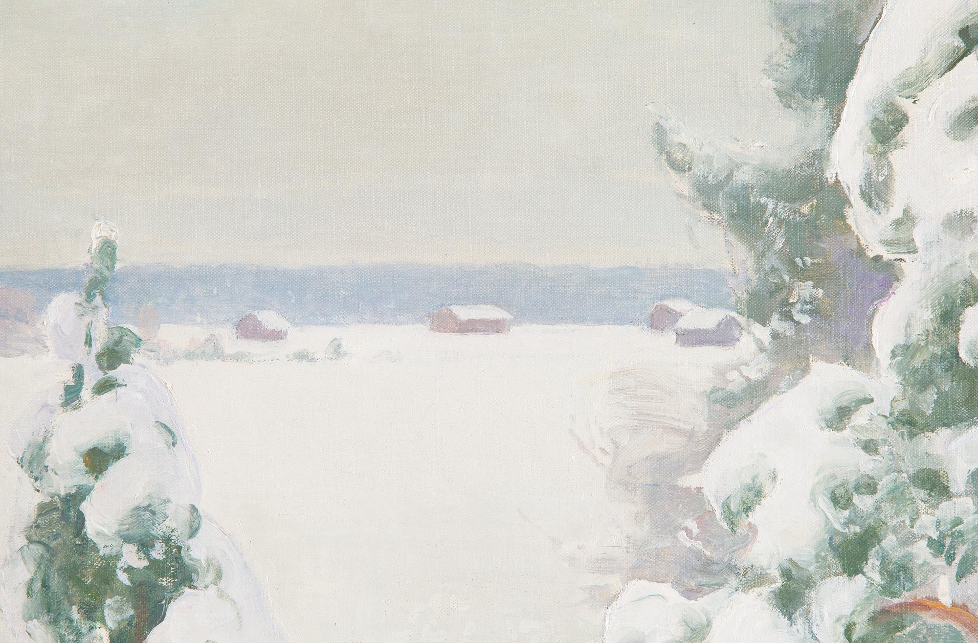 Pekka Halonen, Snow-laden pines.