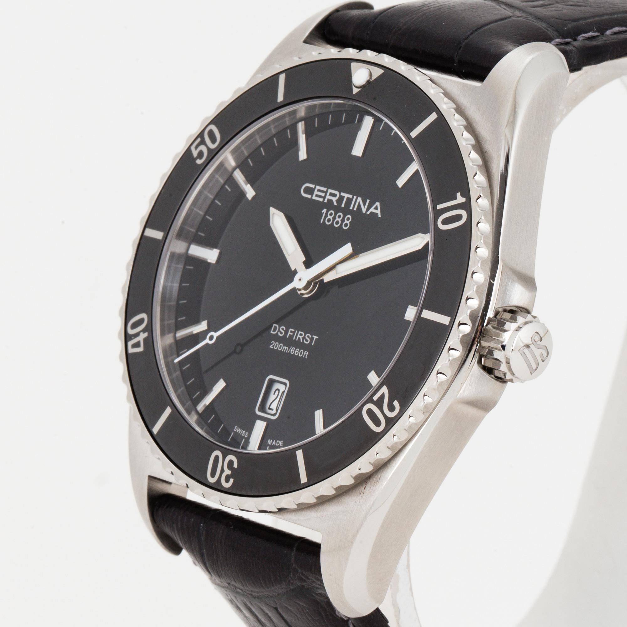 CERTINA, DS First Ceramic, armbandsur, 41 mm.