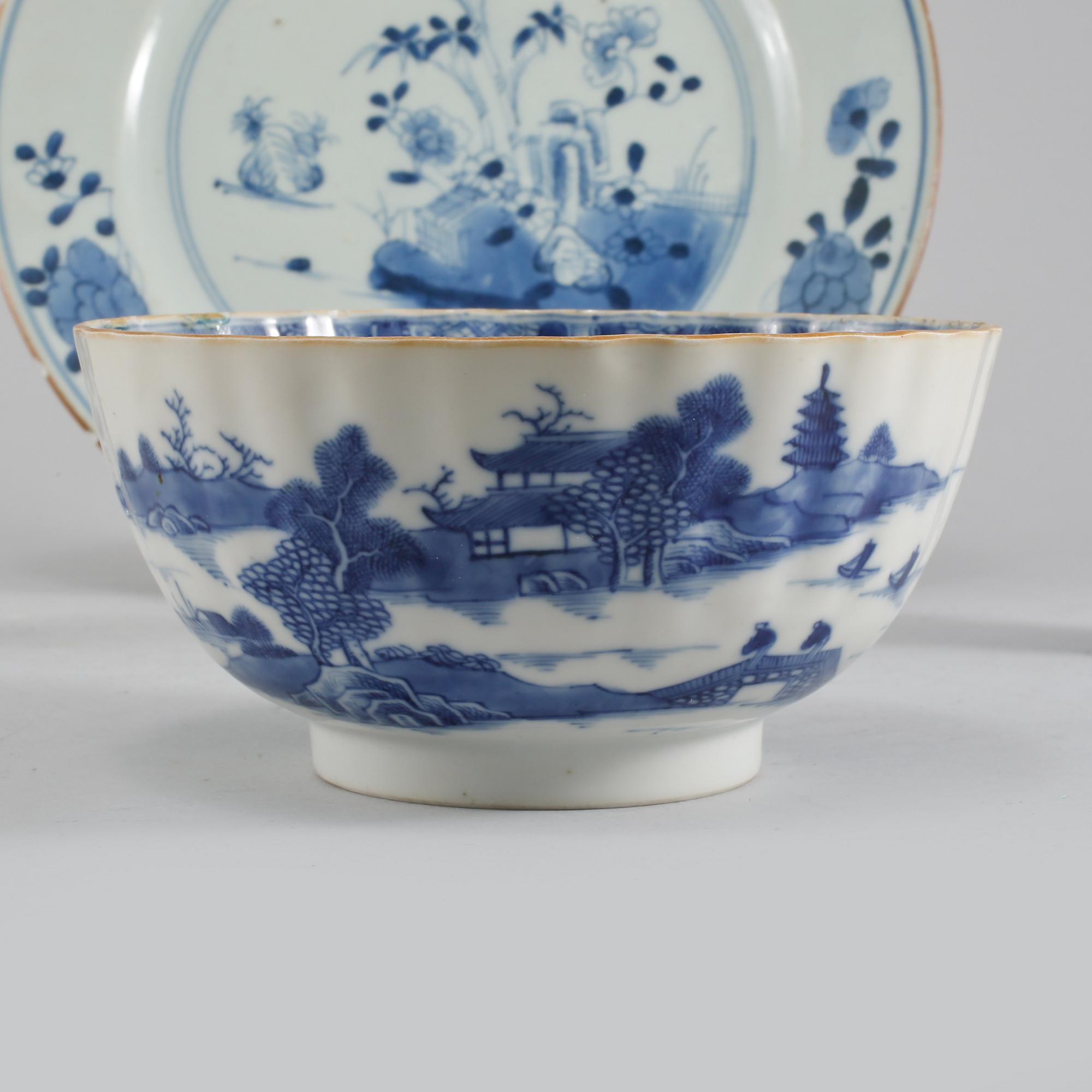 PARTI PORSLIN, 4 delar, Kina, 1700, 1800 och 1900-tal.