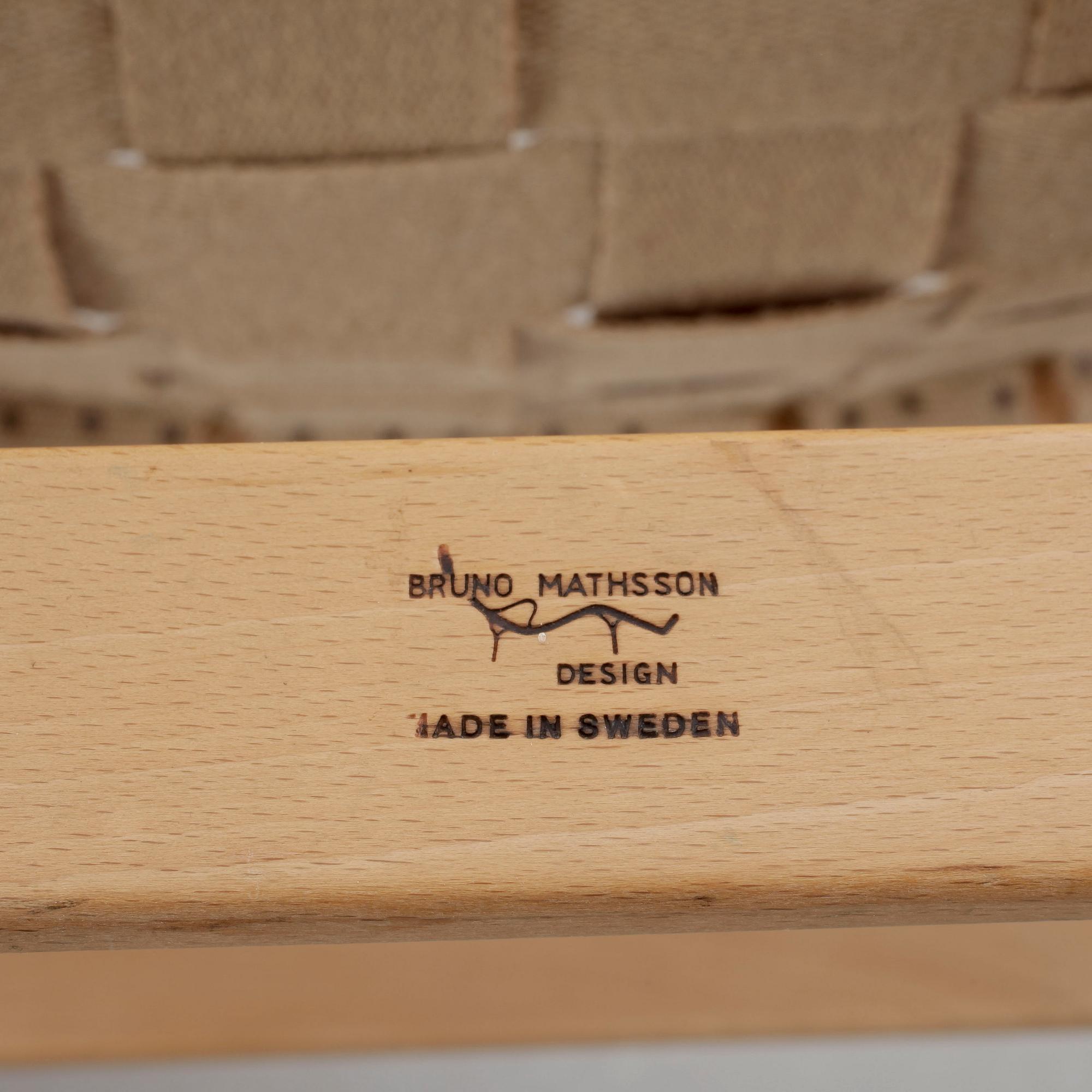 FÅTÖLJ, "Eva", Bruno Mathsson, Firma Karl Mathsson.
