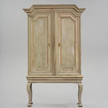 A Swedish late Baroque cabinet, first part 18th century.