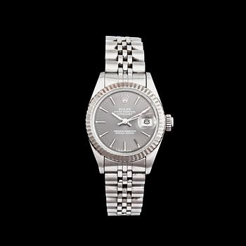 DAMUR, Rolex Oyster Perpetual, Datejust, automatisk, Refnr. 69174, stål, ca1988.