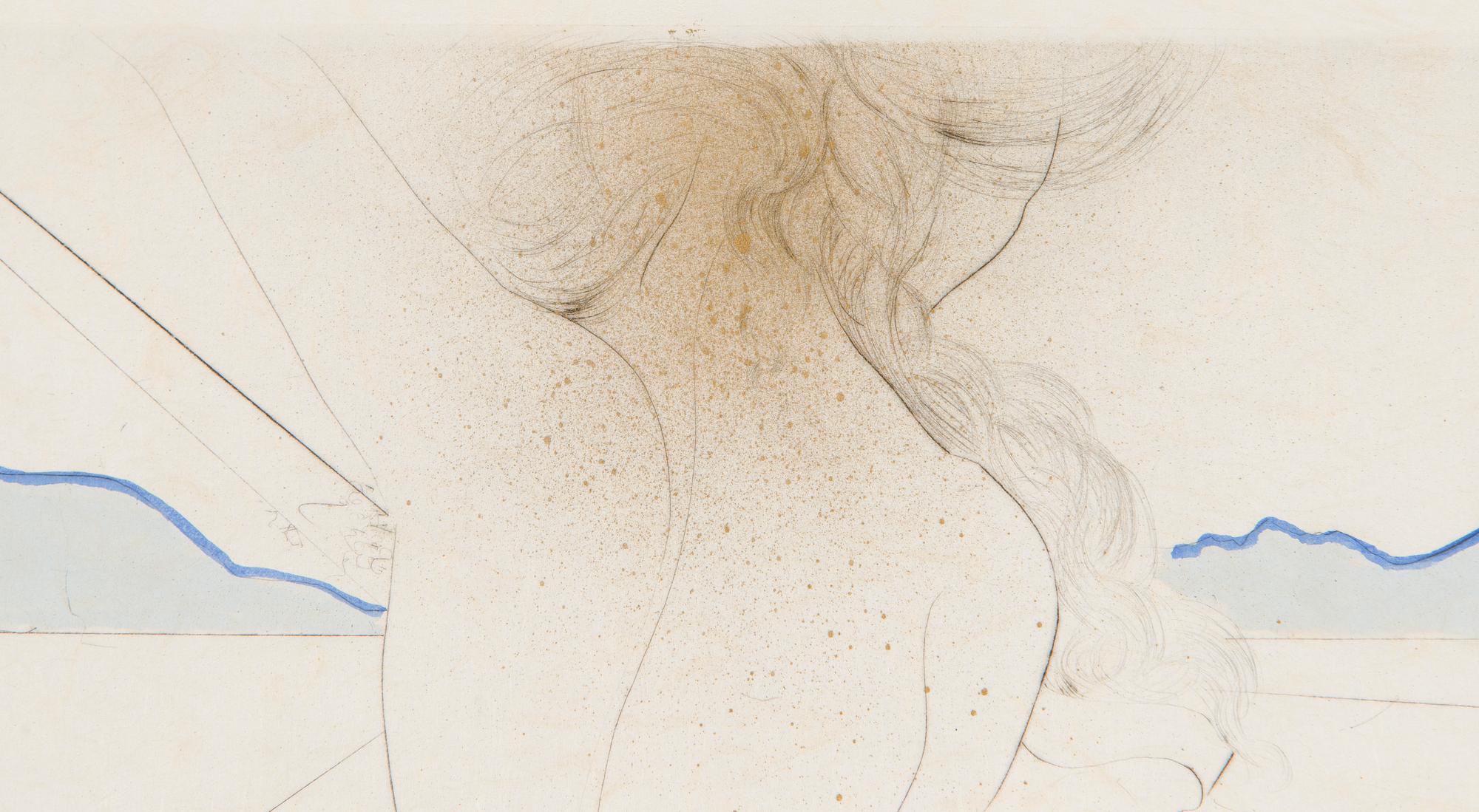 Salvador Dalí, "Nu à la jarretière" sarjasta "Hippies".