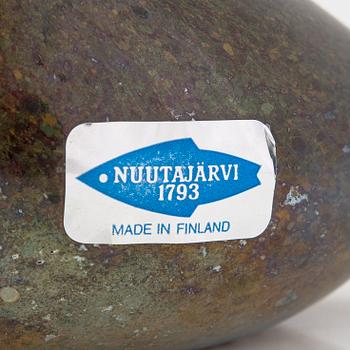 Oiva Toikka, lasilintuja, 3 kpl, signeeratut O. Toikka Nuutajärvi.