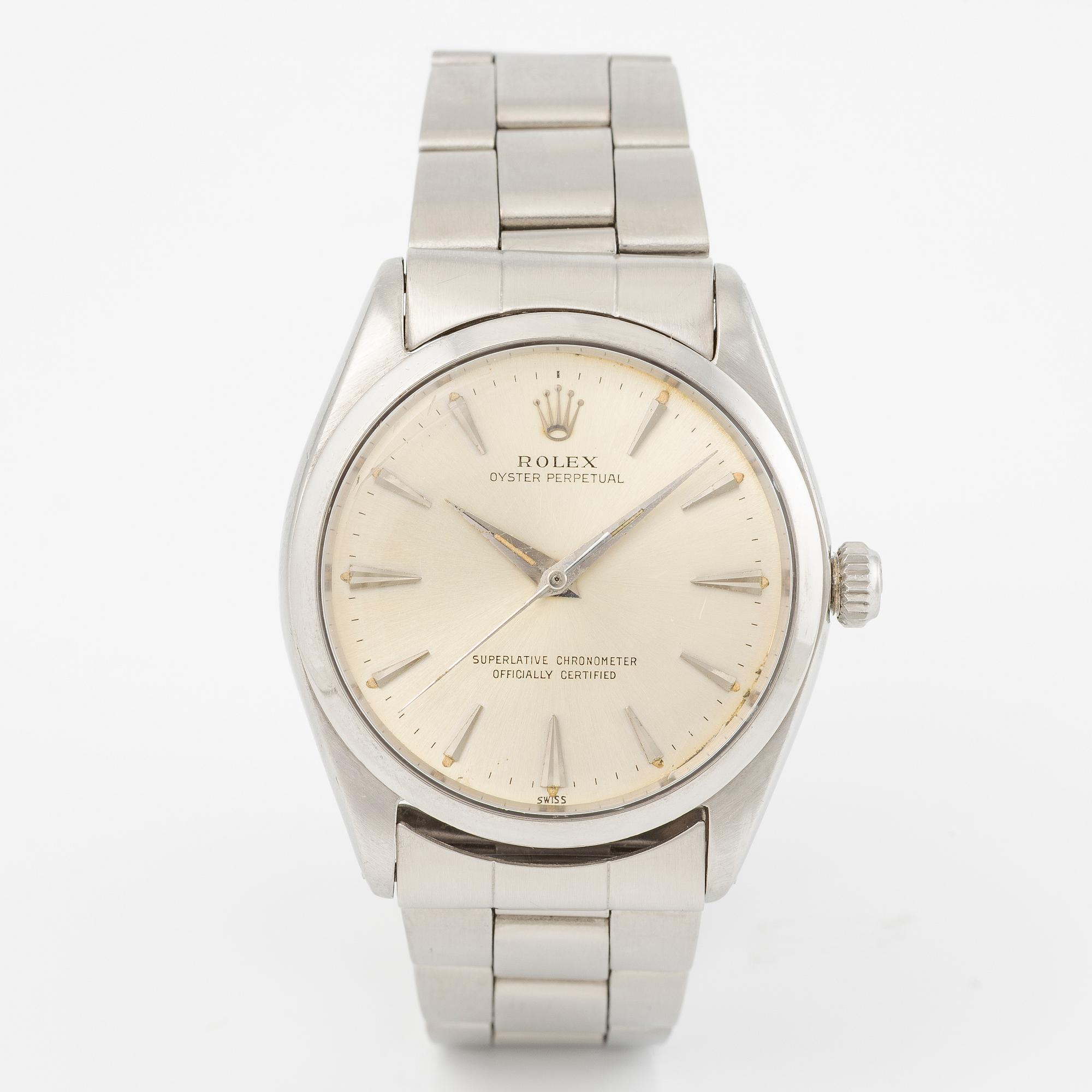 Rolex, Oyster Perpetual, wristwatch, 34 mm.