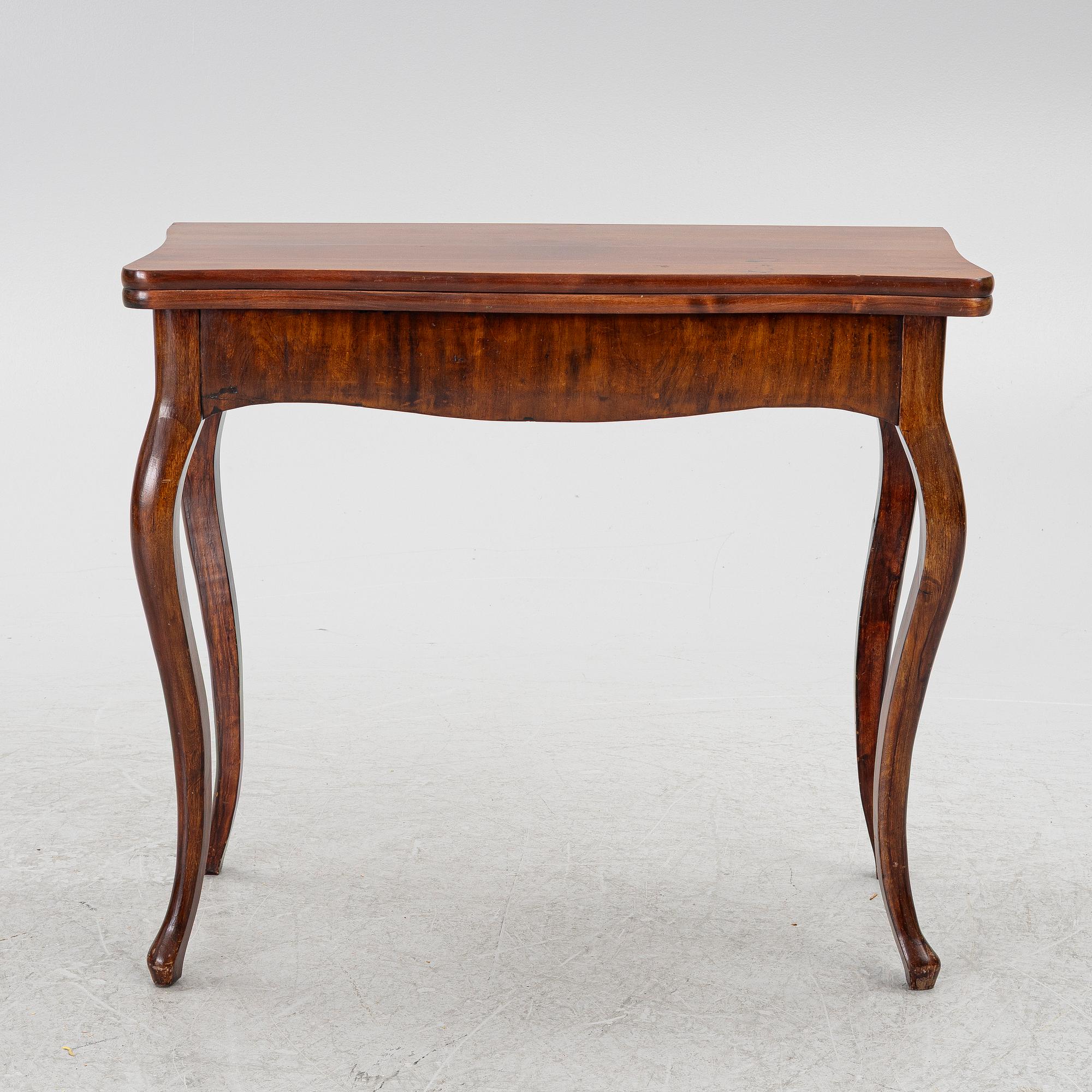 Gaming table, second half of the 19th century.