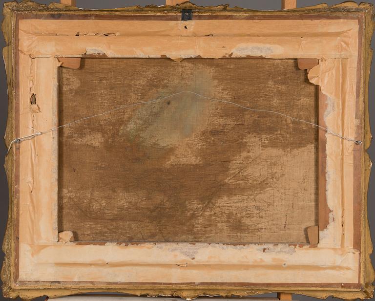 Carl Peter Hallberg, öljy kankaalle, signeerattu ja päivätty 1852.