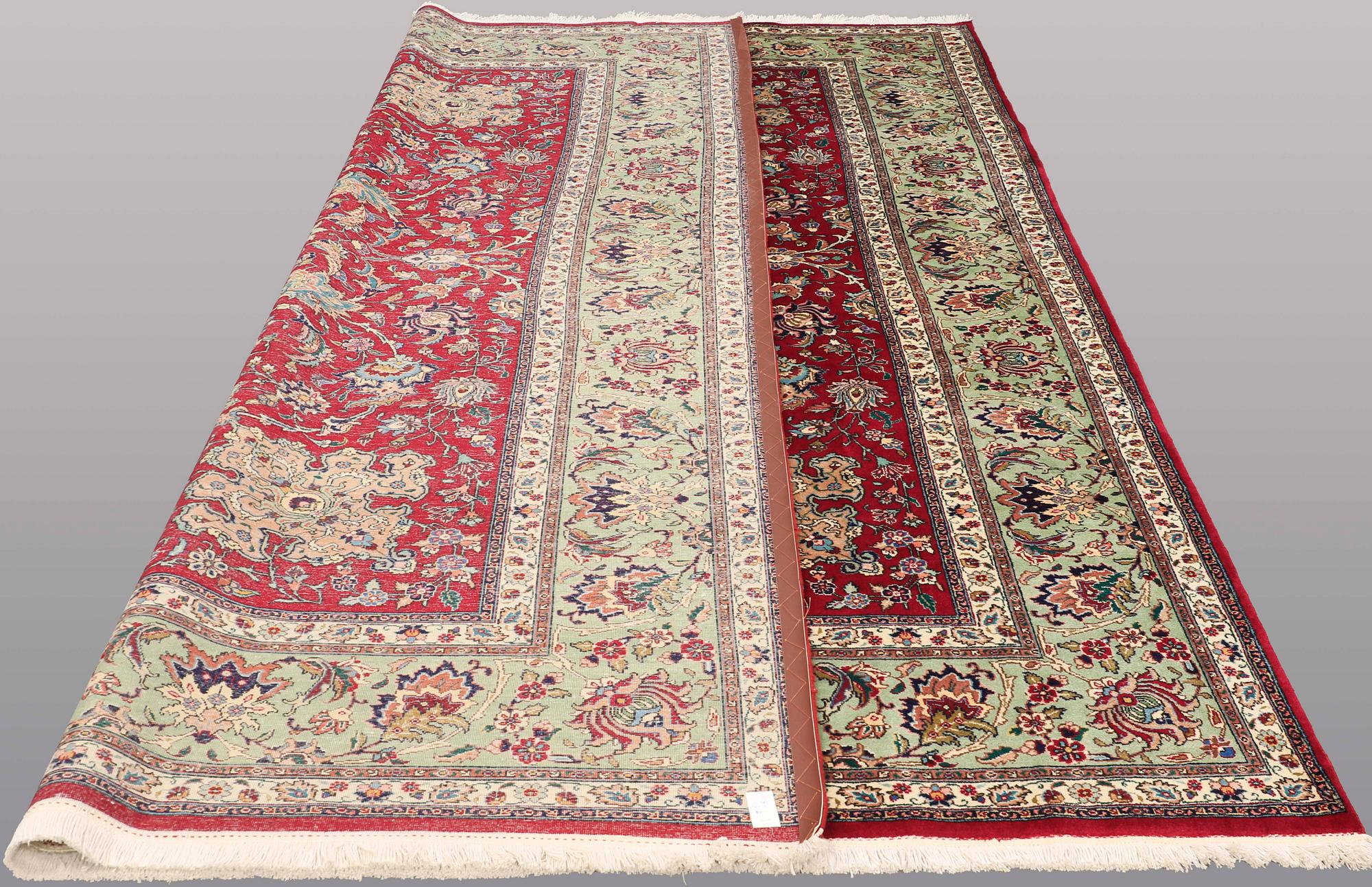 A CARPET, Tabriz, ca 381 x 302 cm.