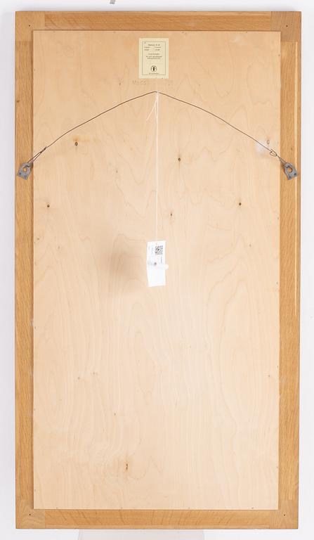A 'Diplomat' oak mirror from Froseke, 1960's.