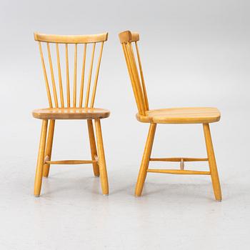 Carl Malmsten, Chairs, 4, “Lilla Åland”, Stolab, 1993.