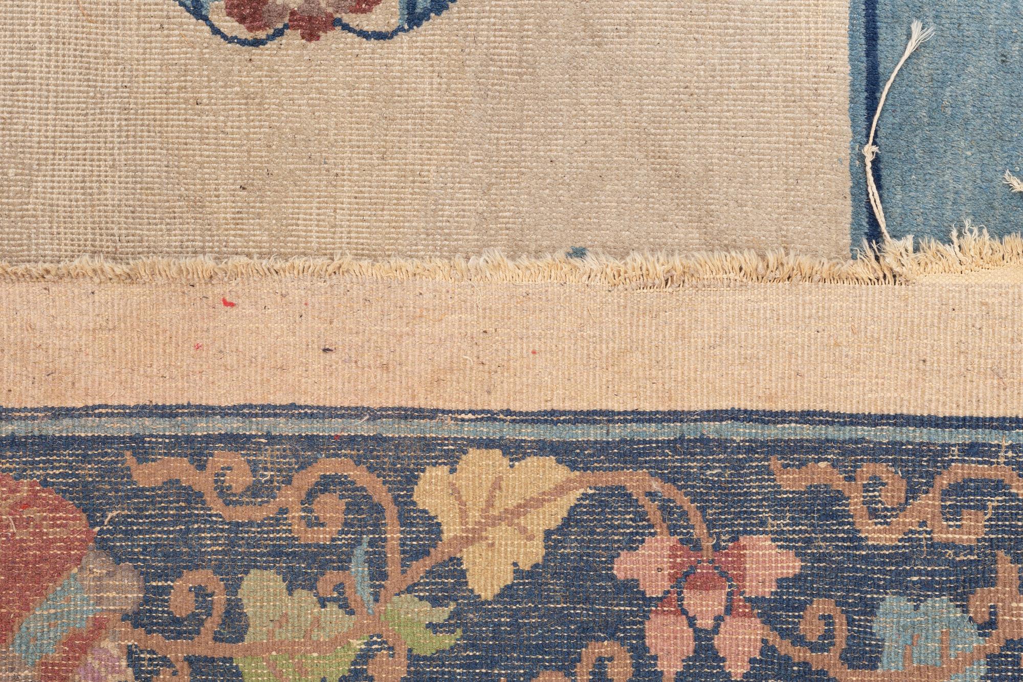 A Chinese semi-antique carpet, 357 x 270.