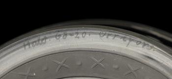 SKÅL SAMT VAS, glas, Bl a Edward Hald, Orrefors, sign.