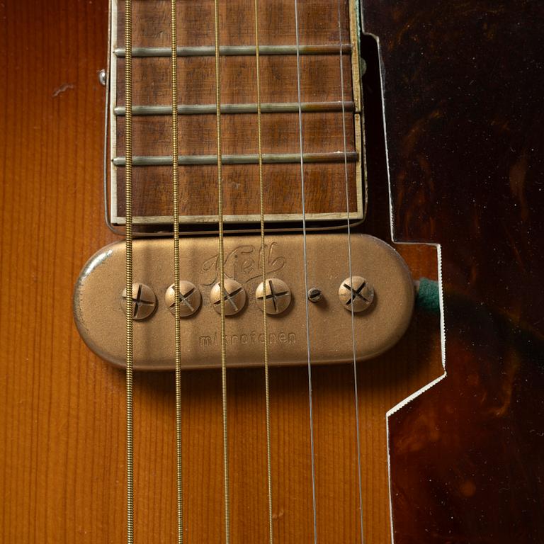 Herman Carlsson Levin, akustisk gitarr, "Modell 22", Sverige, 1945.