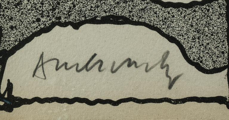 PIERRE ALECHINSKY, färglitografi, signerad och numrerad 38/300.