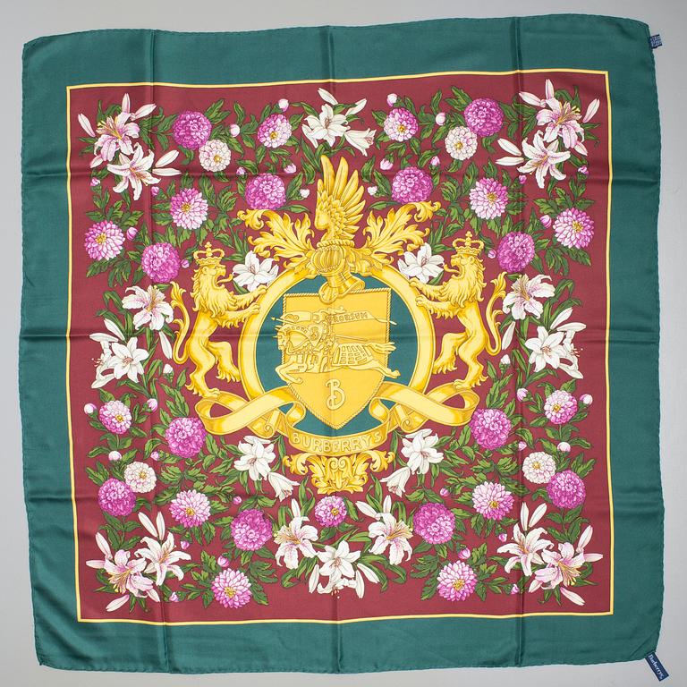 A Burberrys silk scarf, "B B Prorsum".