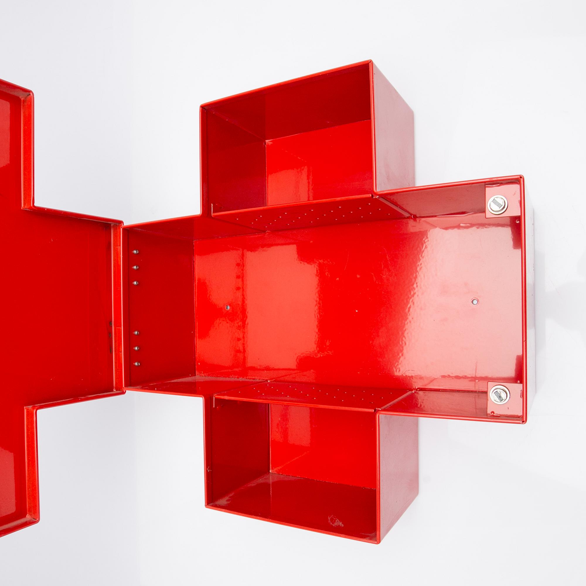 Thomas Eriksson, Wall cabinet, "Red Cross Cabinet", for Cappellini, 1990s.