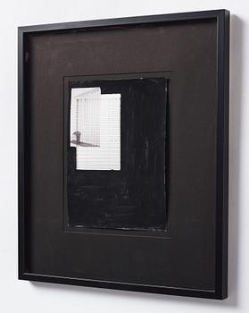 Zak Kitnick, signed and indistinctly dated. Mixed media on paper.