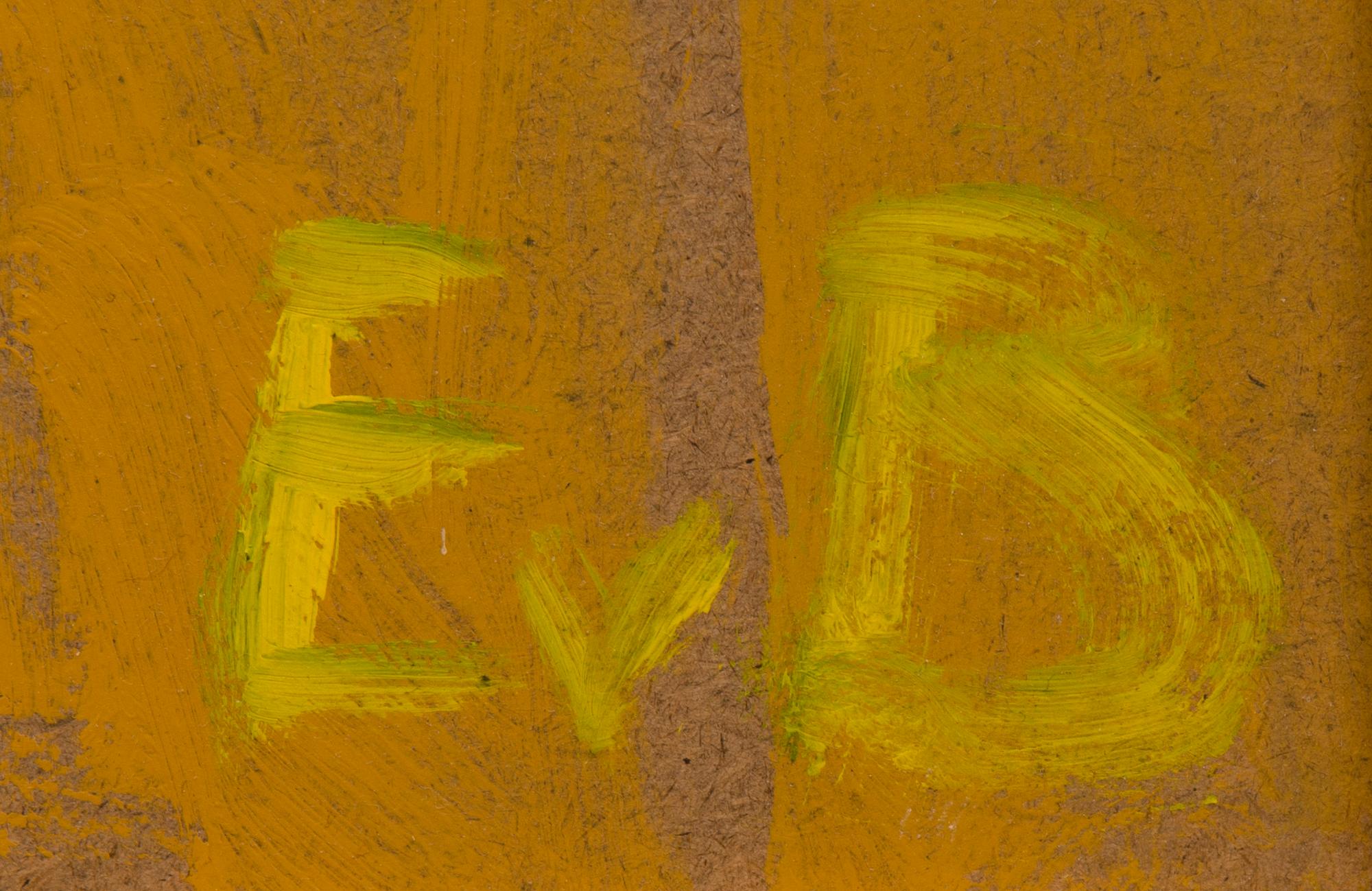 EERO VON BOEHM, olja på fanerskiva, signerad.
