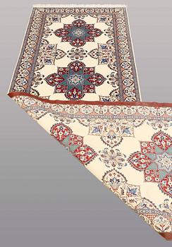 A RUNNER, Nain part silk , so called 9LAA, 300 x 99 cm.