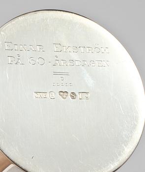 BÄGARE, silver, GAB, tockholm, 1959. Vikt 410 gram.