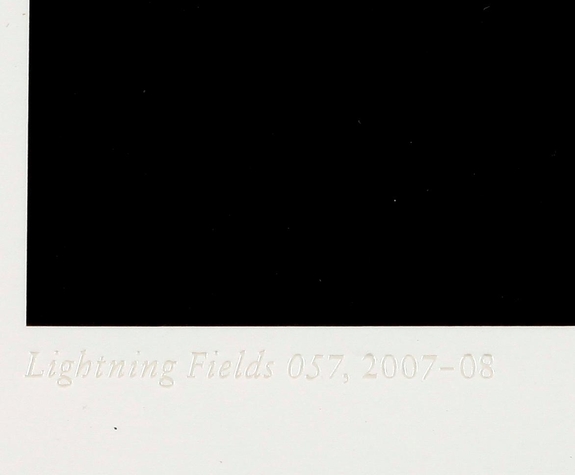 HIROSHI SUGIMOTO, offsetlitografi, "Lightning Fields 057" 2007-08, limiterad upplaga om 200.