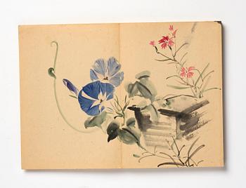 Two Chinese albums, one empty, early 20th century.