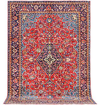 A carpet, Golpaygan, ca 353 x 225 cm.