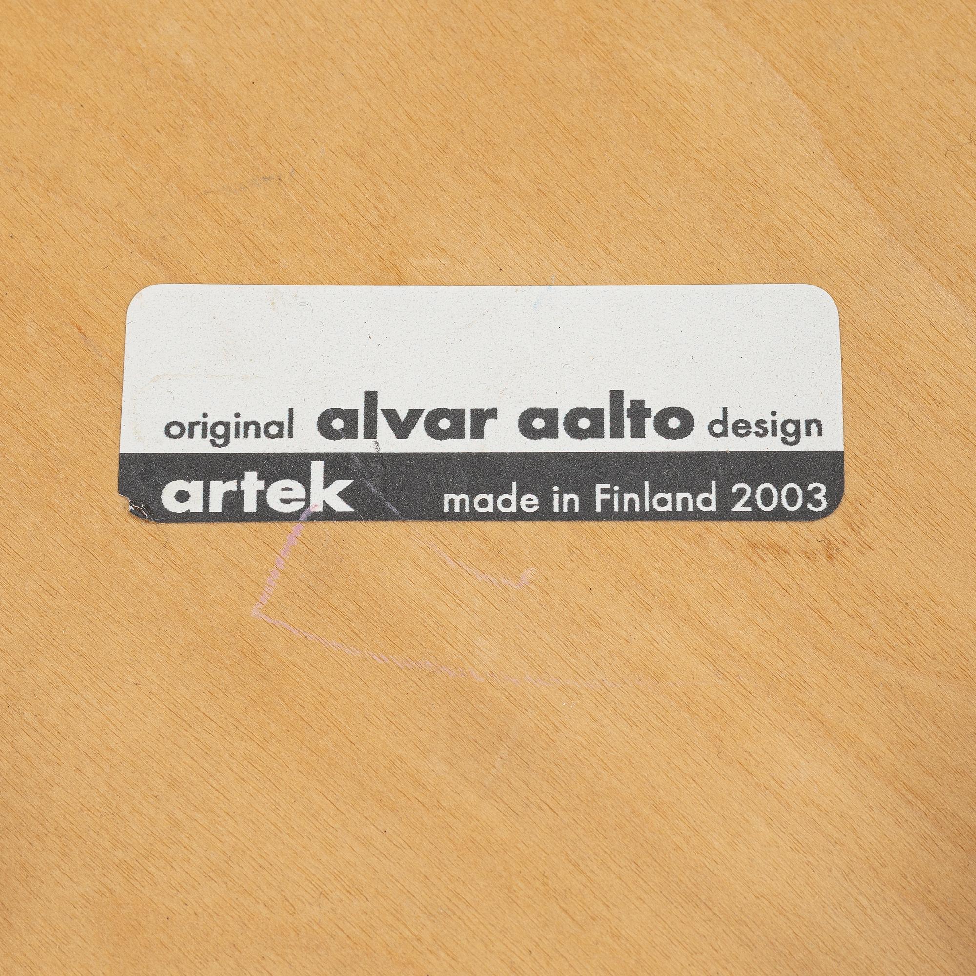 Alvar Aalto, children's chairs, 6 pcs, Artek, Finland.
