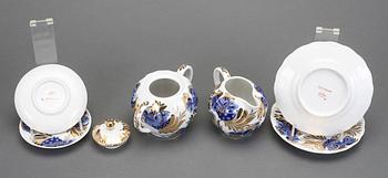 KAFFESERVIS, 26 delar, porslin, Lomonosov, Sovjetryssland, 1970-tal.