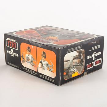 STAR WARS, Tie Interceptor i kartong, Return of the Jedi, 1983.