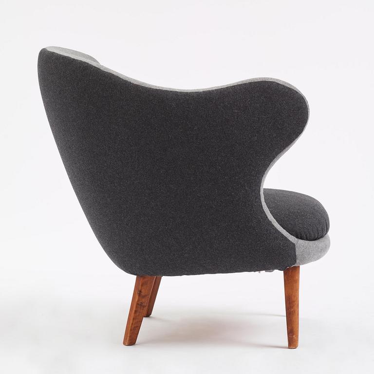 Arne Norell, a "Gary" (the Thumb) easy chair, Gösta Westerberg, Stockholm, 1950s.