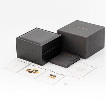 Bulgari, chronograph, wristwatch, 38 mm.