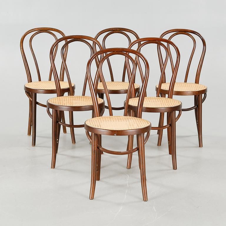 Six chairs from the late 20th century/21th century.