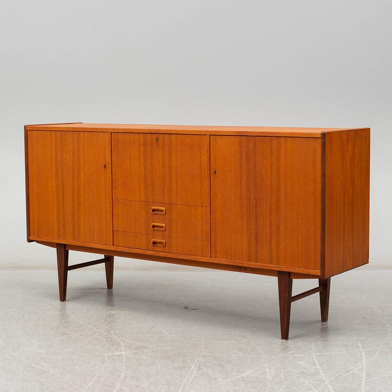 A second half of the 20th century teak veneered sideboard.