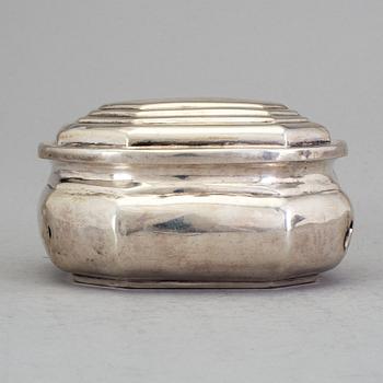 SKRIN, silver, barock, Tyskland. Vikt ca 175 gram.